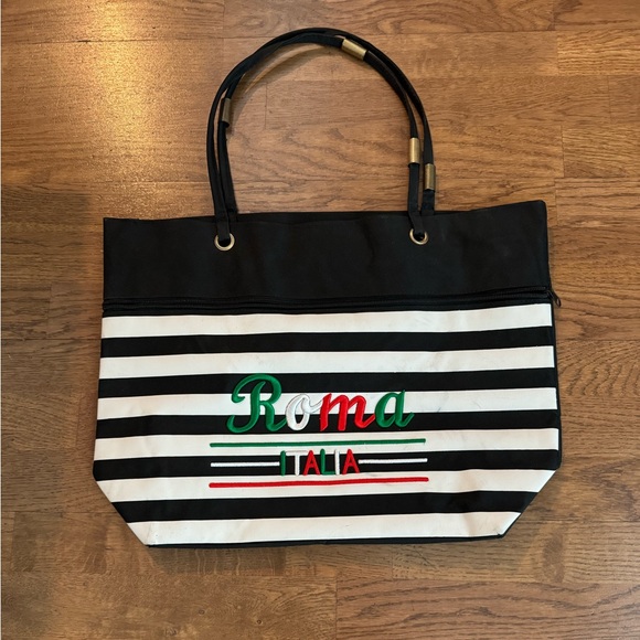 CE Handbags - CE tote bag embroidered Roma Italia